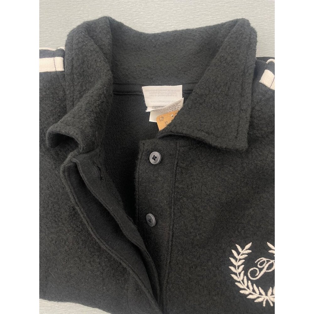 VICTORIA'S SECRET Fleece Cropped Polo Sweatshirt XL - Picture 3 of 15
